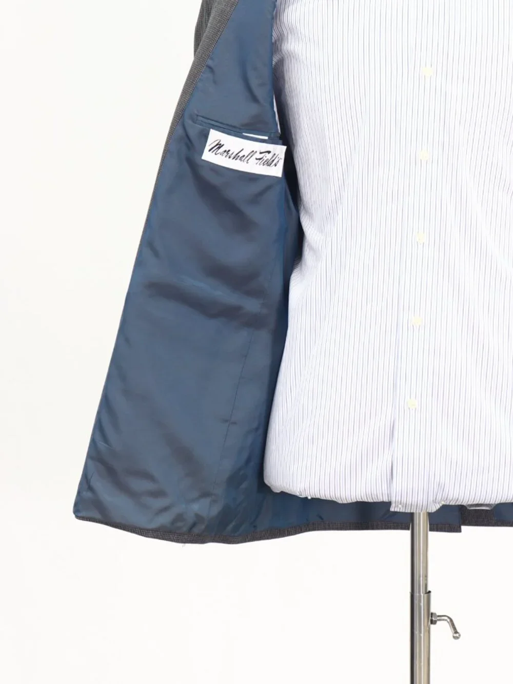 Nautica 41R Gray Blazer Sport Coat Jacket 2-Button Houndstooth W883